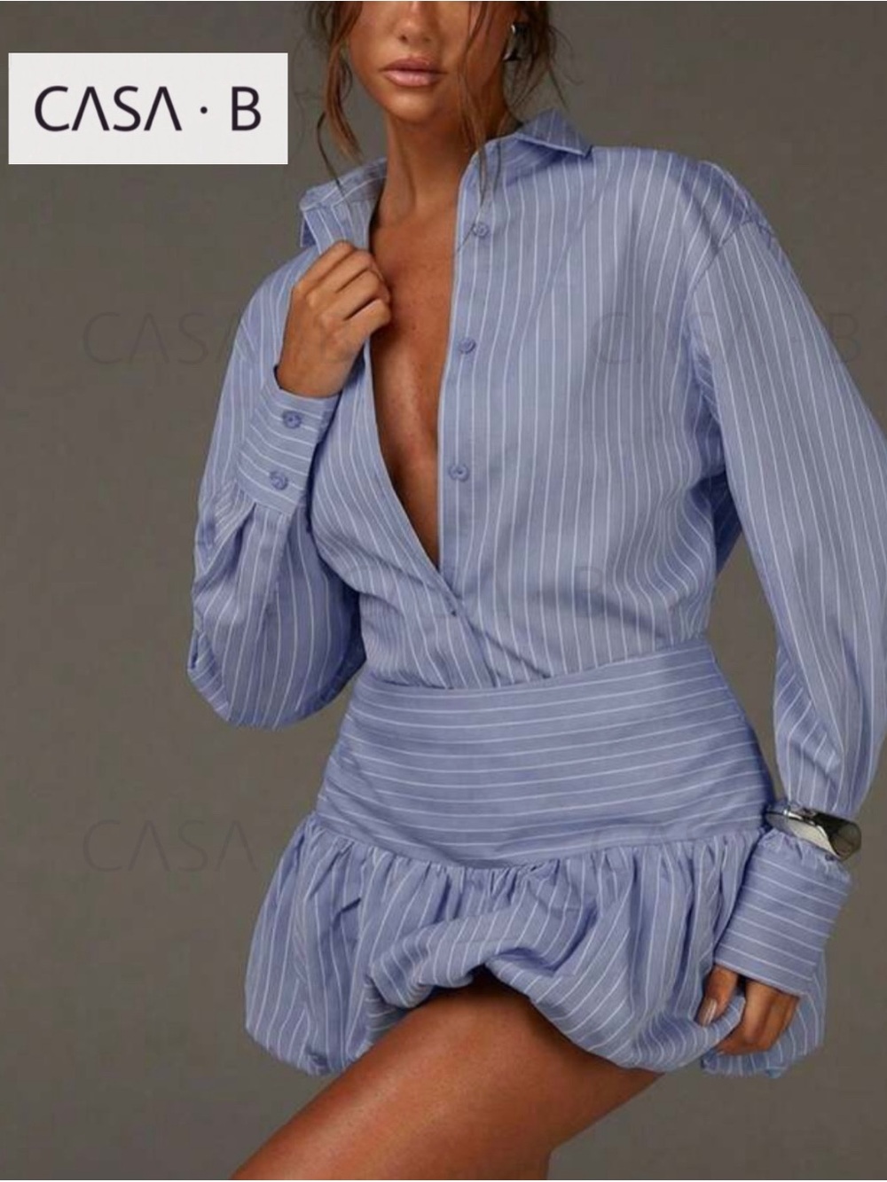 NEW to CASA B | La Maison Azur Bubble Mini Dress